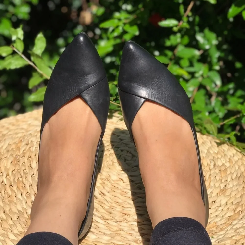 PAUL GREEN🔴black Leather pumps Size UK 5 US 7.5 gently used - Picture 5 of 16